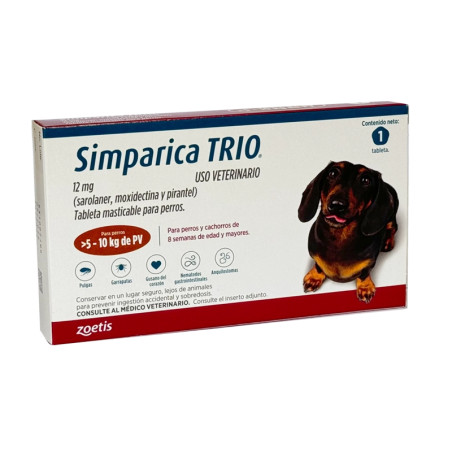 Simparica Trio para Perros | Zoetis | Farmagro Ecuador