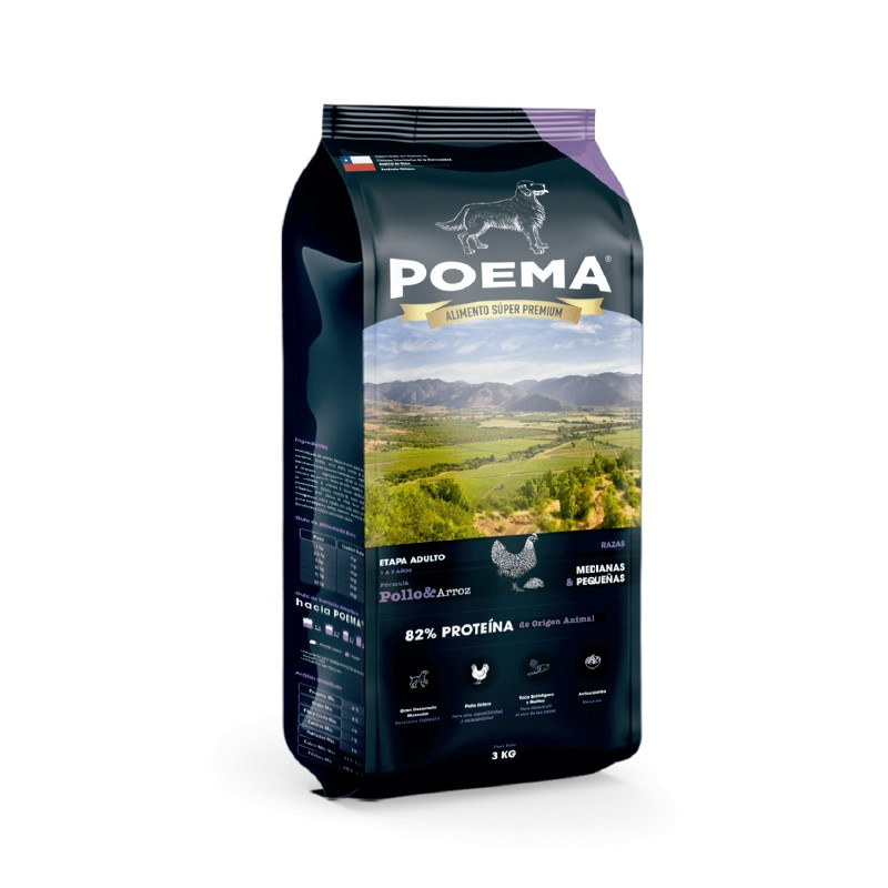 Poema Pollo Alimento Super Premium para Perros | Farmagro Ecuador