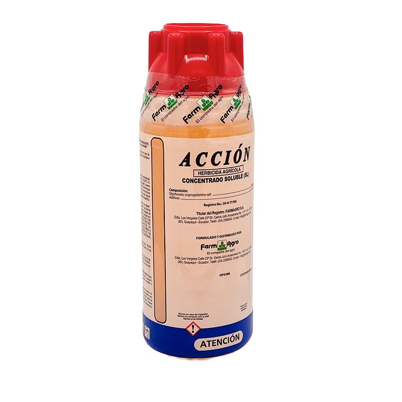 Acción Herbicida Glifosato 480 g/L | Farmagro